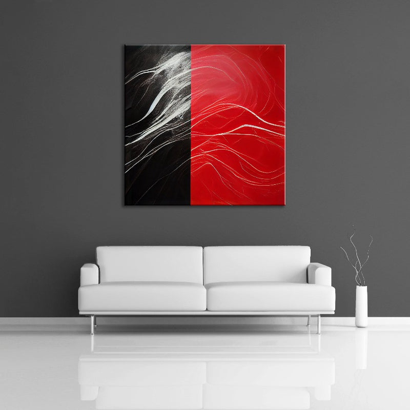 Abstract Contrast Painting