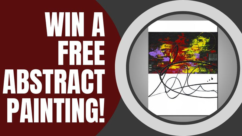 Win A Free Handmade Abstract Painting